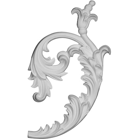 Ekena Millwork 12"W x 6"H x 3/4"P Lauren Onlay, Right ONL12X06X00LN-R